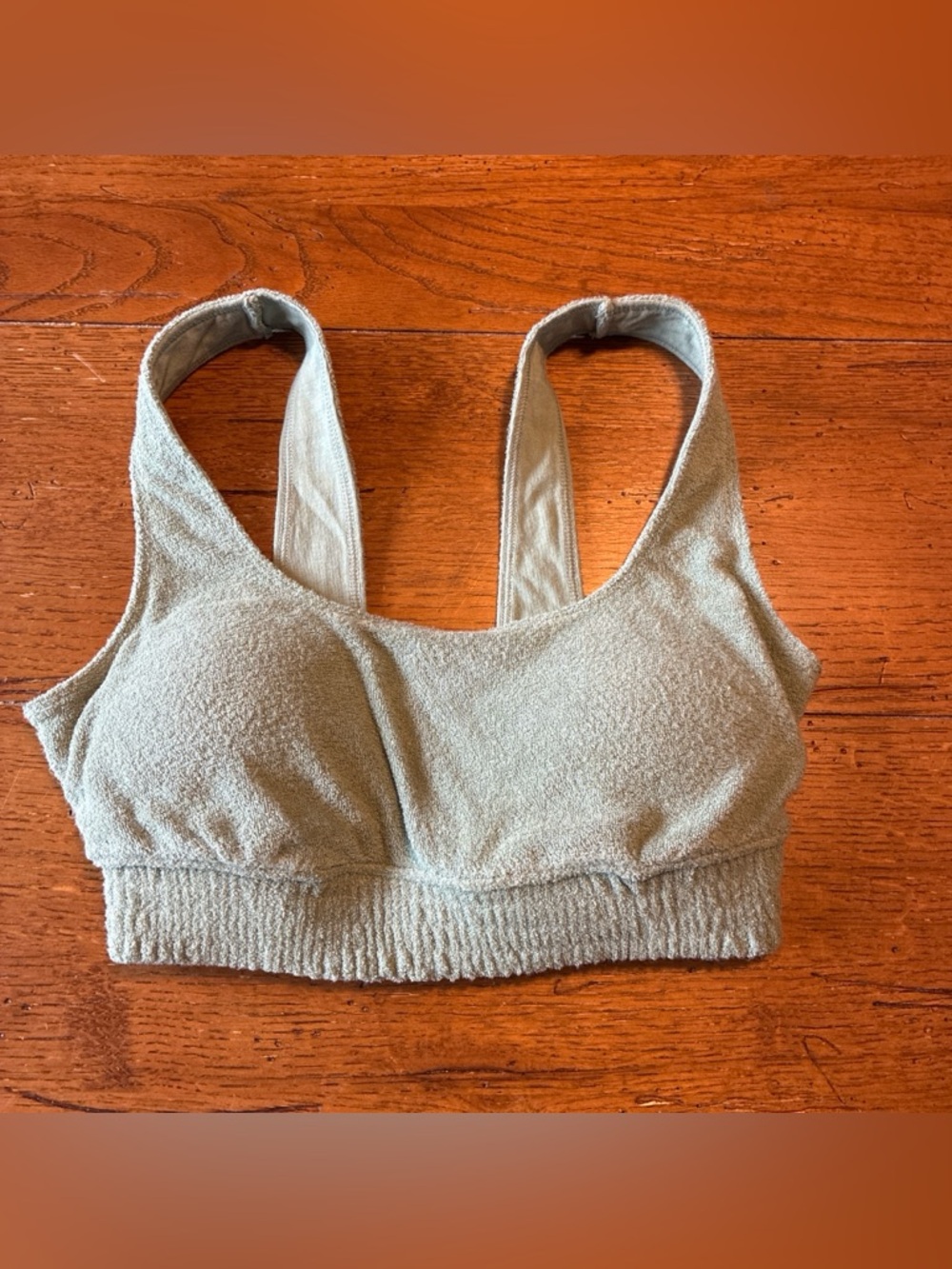 Gilly Hicks Terry Bralette in Sage Green
